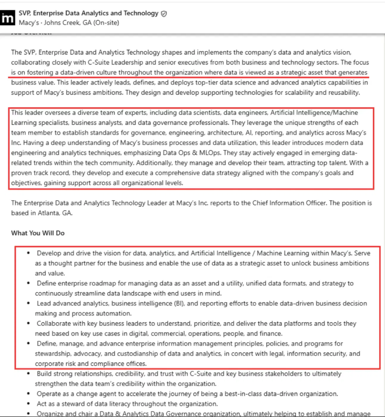 example 1 - what to write to hiring manager